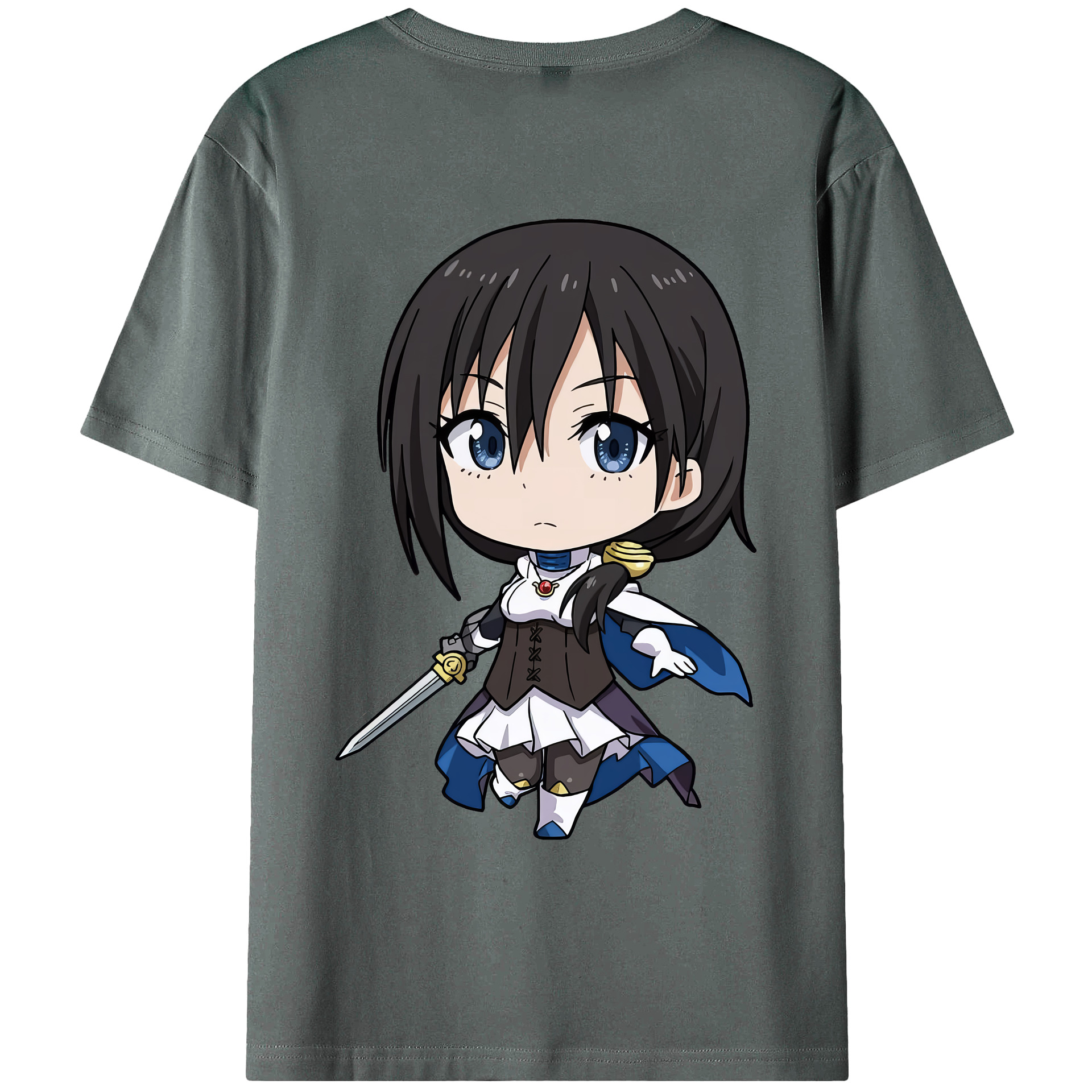 （画像用） 転スラ Regarding Reincarnated to Slime 綿100％ メンズ半袖Tシャツ（バックプリント） 通気性
